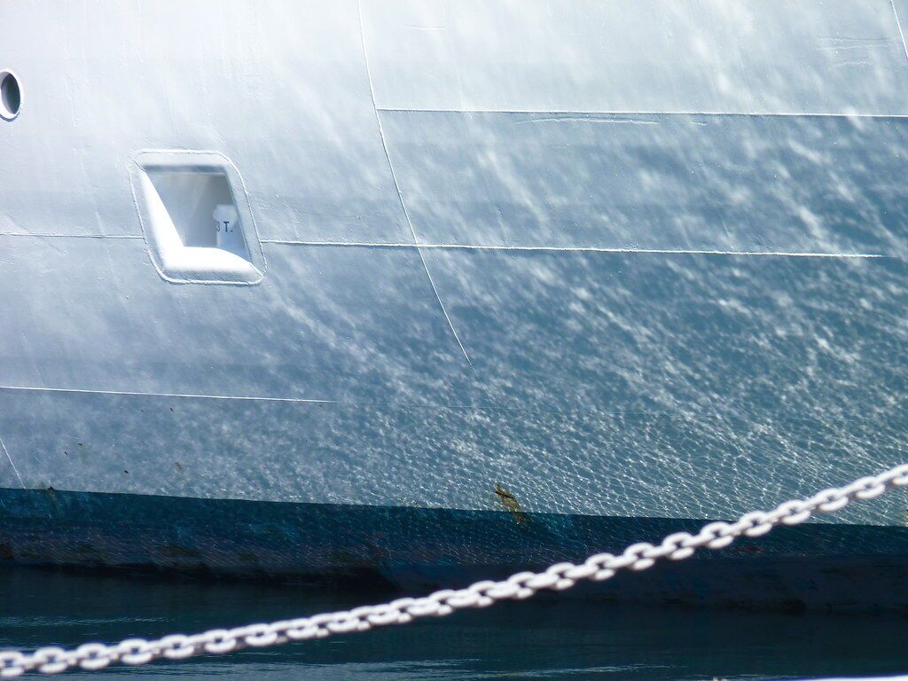 Light on a white hull. Any camera can pick this up.