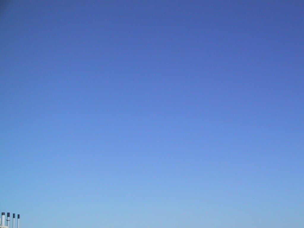 Open sky, taken in all at once.